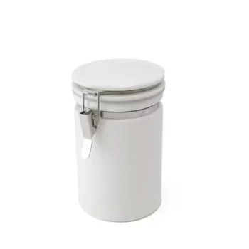 Zero Coffee Canister 200gm White side