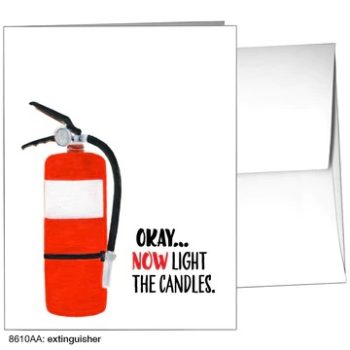 Okay... Now Light The Candles - Card