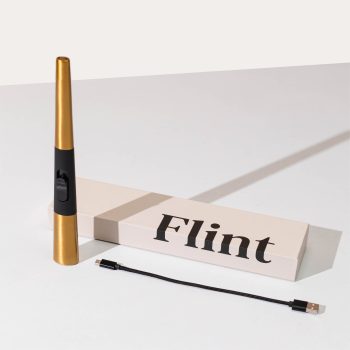 Flint Rechargeable Candle Lighter Gold