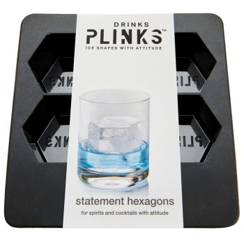 DrinksPlinks Ice Cube Tray 6 Hexagon