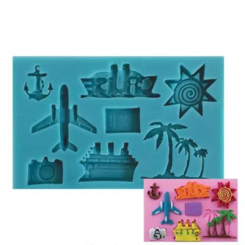 Tropical Cruise Holiday Silicone Mould