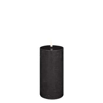 Uyuni Pillar LED Candle Forest Black (3 Sizes)