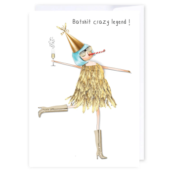 i candy Card Birthday - Batshit crazy