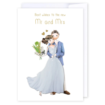 i candy Card Wedding - Mr and Mrs