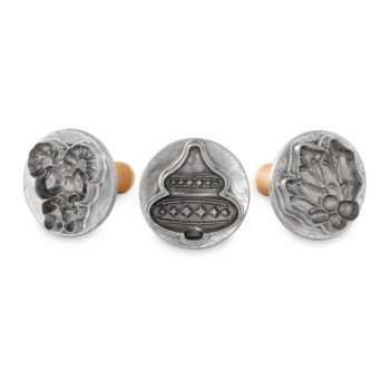 Nordic Ware Holiday Cookie Stamp 3 Piece