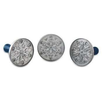 Nordic Ware Snowflakes Cookie Stamp 3 Piece