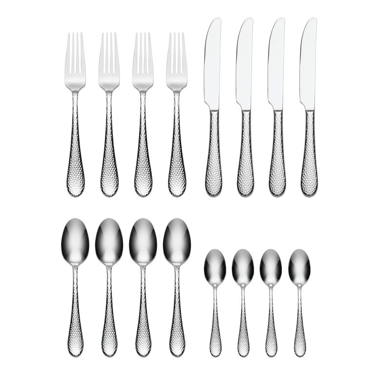 78485 – Oneida – Tibet Hammered 16pc Cutlery Set – HR – 2