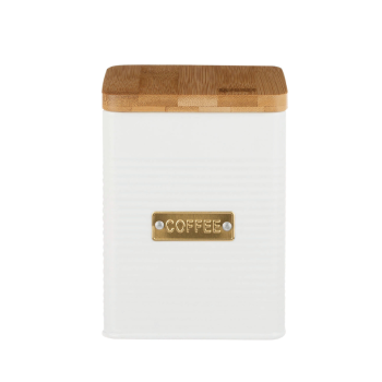 Typhoon Otto Square Range Coffee Canister White