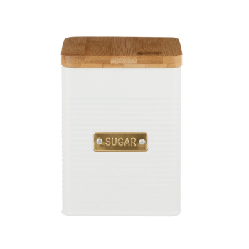 Typhoon Otto Square Range Sugar Canister White