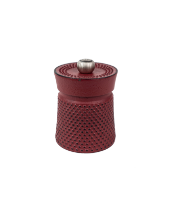Peugeot Bali Fonte Cast Iron Pepper Mill 8cm Red