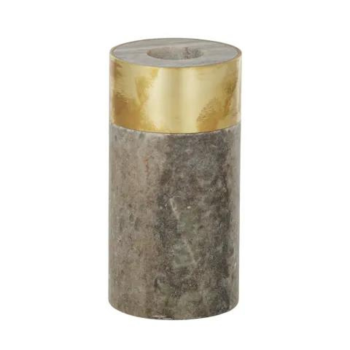 BEI Marble and Brass Candle Holder (2 Sizes)