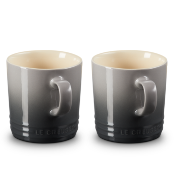 Le Creuset Stoneware Mug 350ml Set of 2 Flint