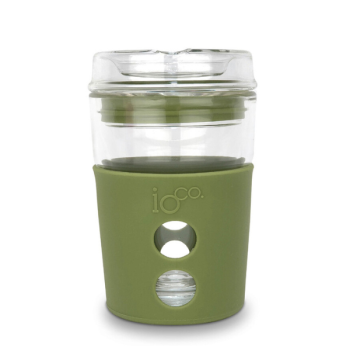 IOco Glass Tea & Coffee Travel Cup 8oz (5 Colours)