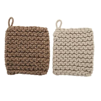 Casa Regalo Knit Cotton Trivet Assorted Colours