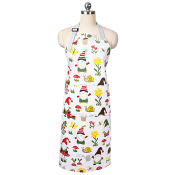 MÜkitchen Designer Print Chef Apron Gnomes