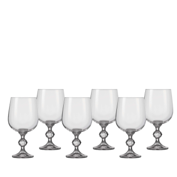 Bohemia Crystal Claudia Wine Glasses 455ml Set of 6