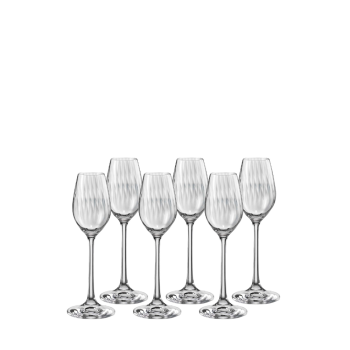 Bohemia Crystal Waterfall Liqueur Glasses 60ml Set of 6
