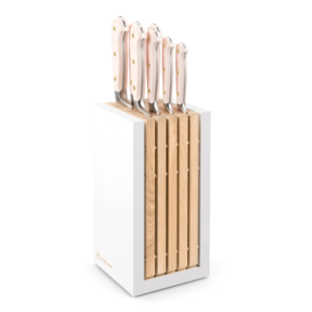 Classic Color Pink Knife Block Set