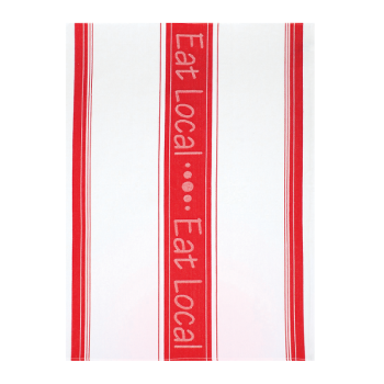 MÜkitchen Jacquard Woven Tea Towel Eat Local