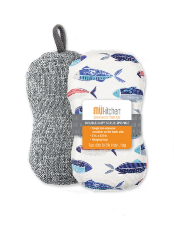 MÜkitchen Scrub Sponge Fish