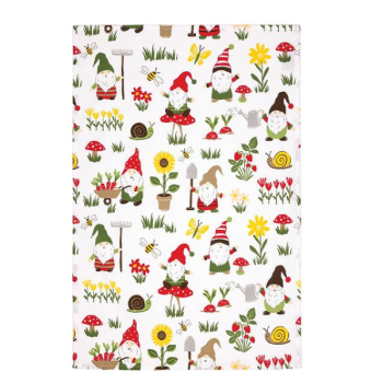 MÜkitchen Designer Print Tea Towel Gnomes