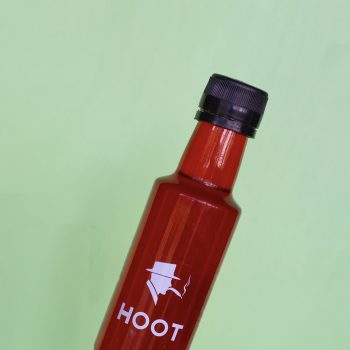 Hoot Chilli Oil Zoom of Bottle