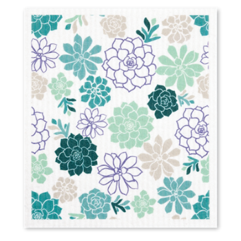 MÜkitchen Sponge Dishcloth Succulents