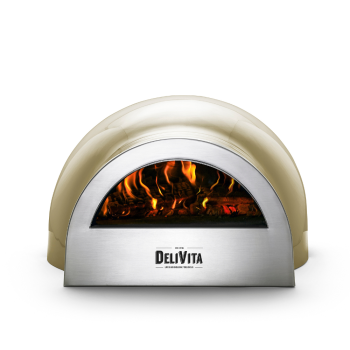 DeliVita Wood-Fired Oven Olive Green