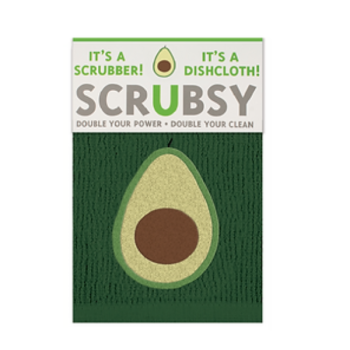 MÜkitchen Scrubsy Dish Cloth & Scrubber Avocado