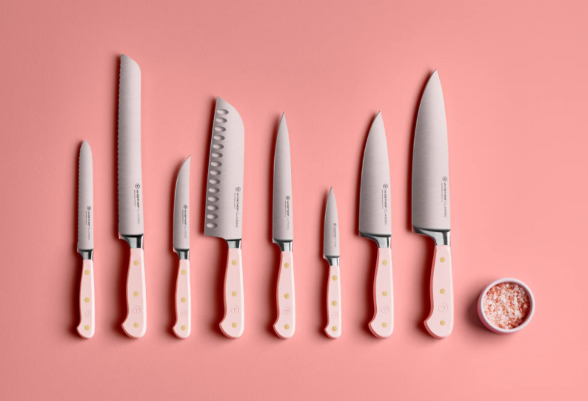 Wusthof Classic Color Block Set Pink Salt