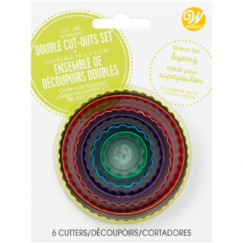Wilton Round Cookie Cutters Set of 6