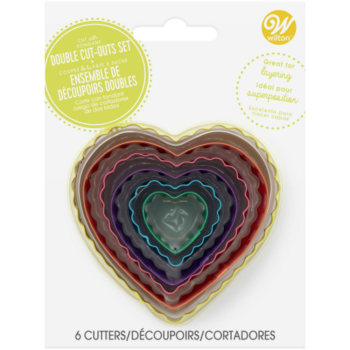 Wilton Heart Cookie Cutters Set of 6