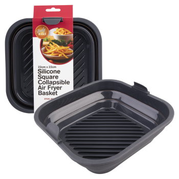 Daily Bake Silicone Square Collapsible Air Fryer Basket