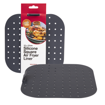 Daily Bake Silicone Square Air Fryer Liner 22cm