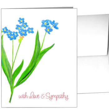 With Love & Sympathy - Card
