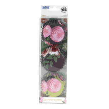 PME Cupcake Cases 60 Pack Floral