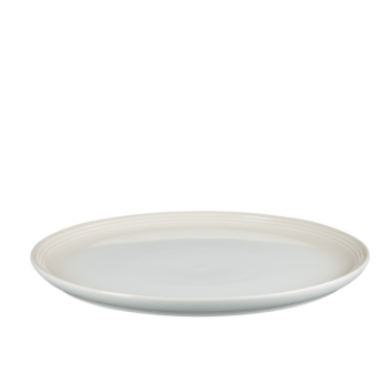 Le Creuset Stoneware Coupe Dinner Plate 27cm Meringue