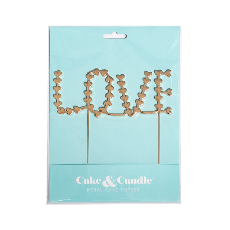 Love Cake Topper Rose Gold (1)