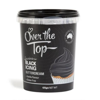 Over The Top Buttercream Icing Black