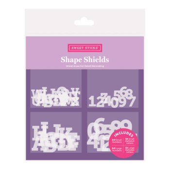 Sweet Sticks Shape Shields Alphabet & Numbers