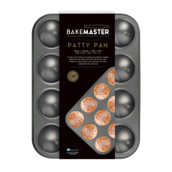 Bakemaster Non-Stick Patty Pan 12 Cup