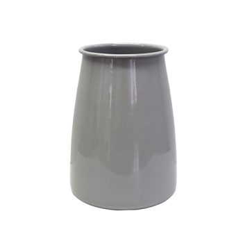Dishy Enamelware Utensil Holder Soft Grey 12cm