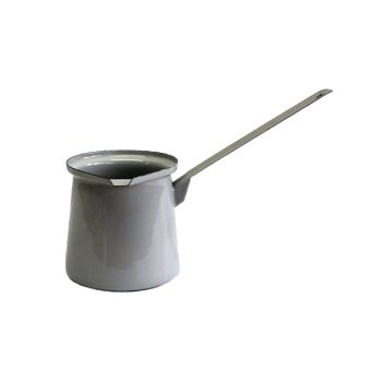 Dishy Enamelware Butter Melter 9cm Soft Grey
