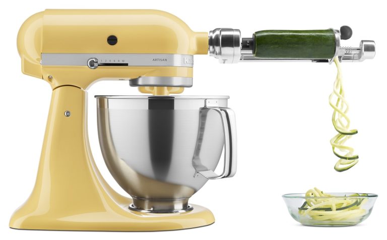 Yellow mixer kitchenaid discount