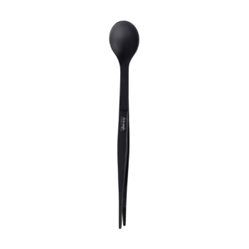 Triangle Final Touch Tasting Spoon Tongs 17cm Black