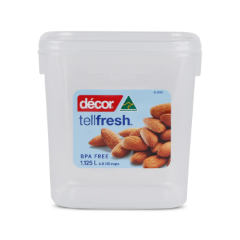 Decor Tellfresh® Square Food Storer 1.125L