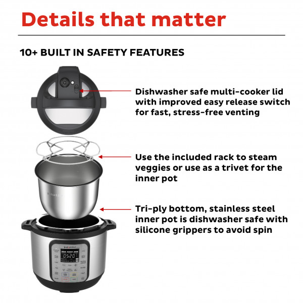 Instant Pot Duo Plus Multi Cooker 3L Chef s Complements