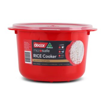Decor Microsafe® Rice Cooker With Spoon