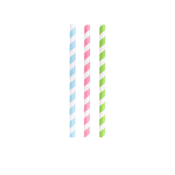 Avanti Paper Smoothie Straws Rainbow 23cm Set of 24