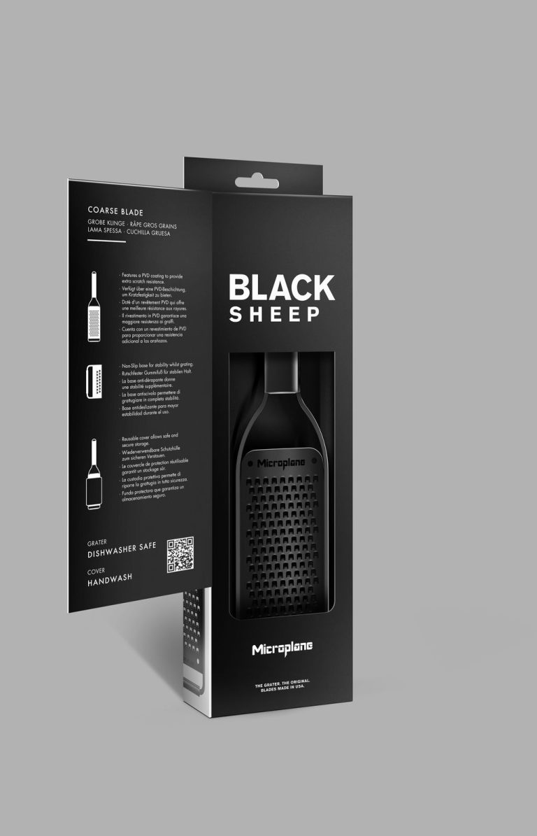 15470 – Microplane – Black Sheep Coarse Grater – PK – 02